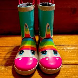 unicorn rain boots